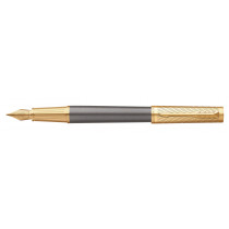 Parker Ingenuity Pioneers Collection Fountain Pen - Grey Arrow Gold Trim